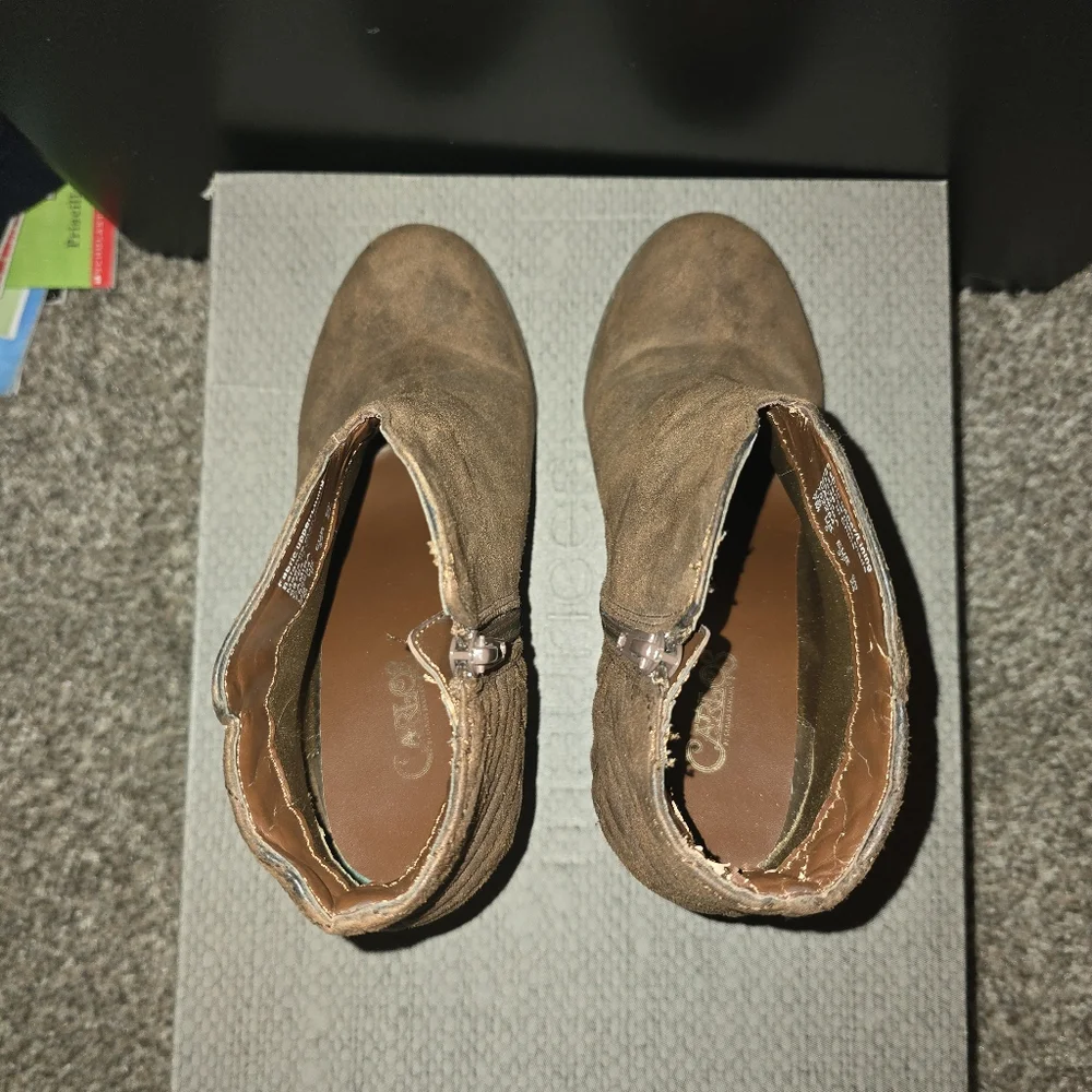 Carlos Wedge Bootie Size 7